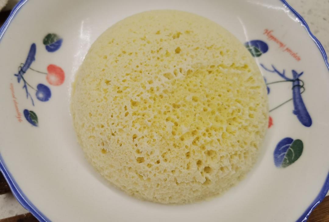 【生酮低碳】2分钟微波汉堡面包蛋糕