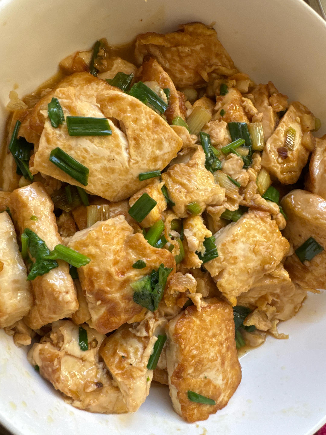 焖煎豆腐