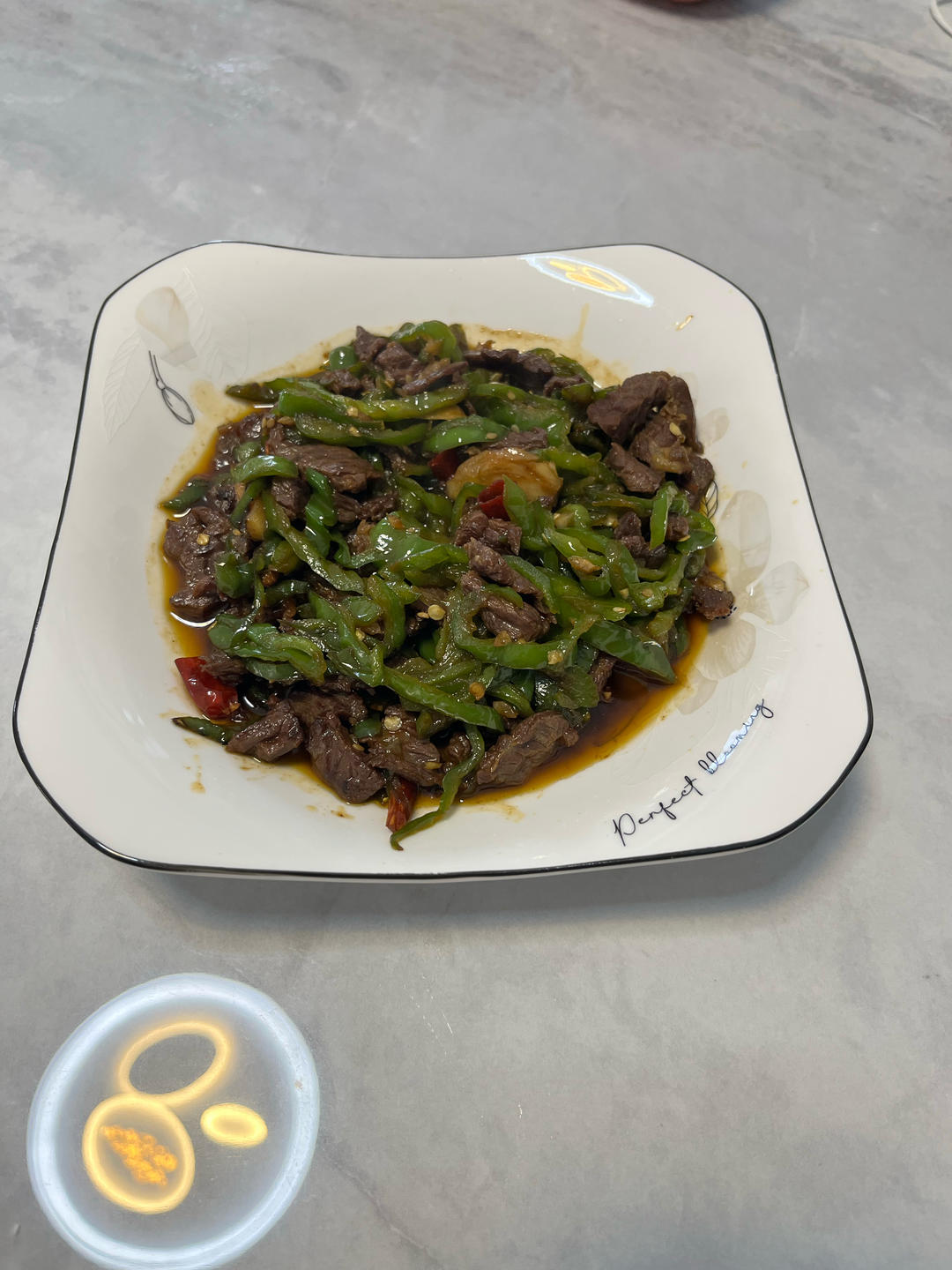 小炒青椒牛肉