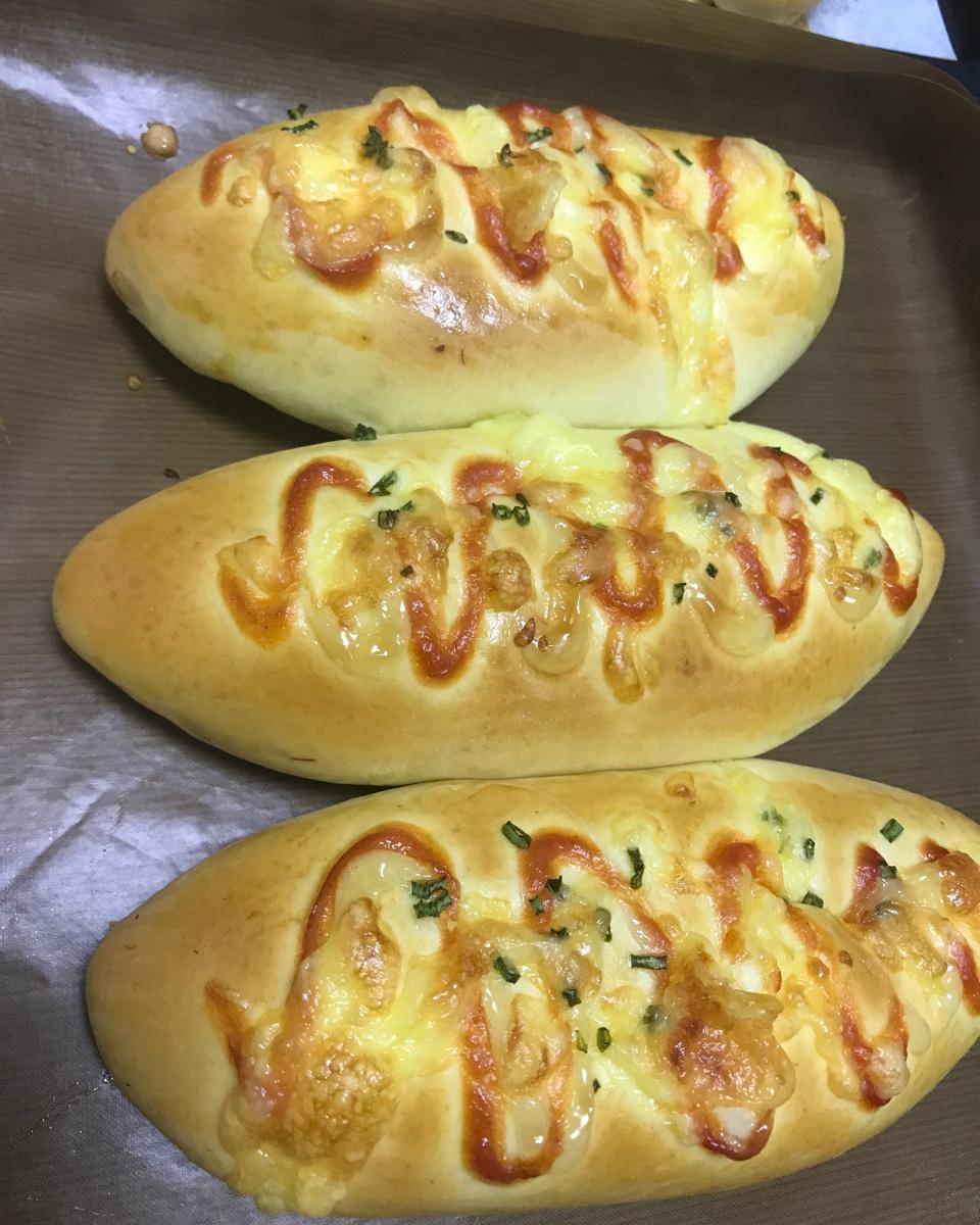 葱香芝士肉松包