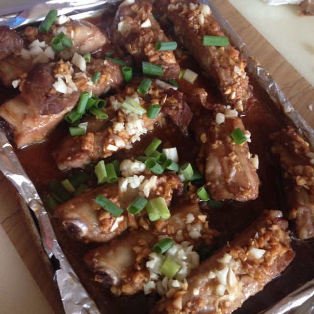 香到骨头里的蒜香排骨（烤箱）