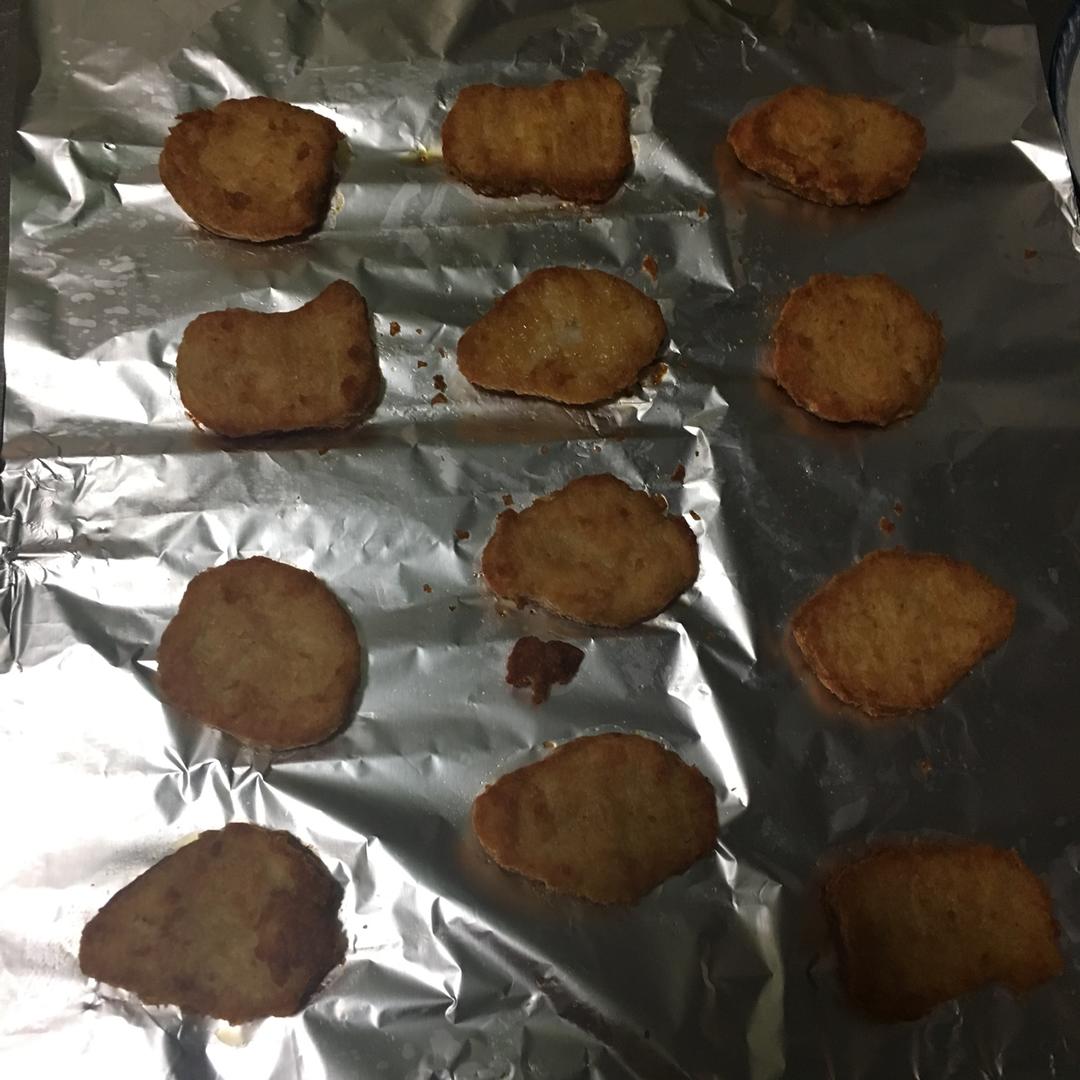 烤冷冻鸡块（麦当劳肯德基）