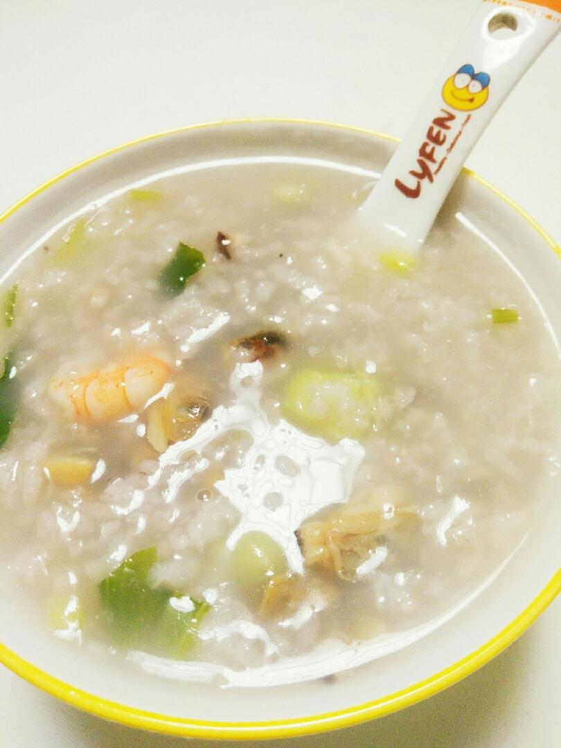 干贝海鲜粥