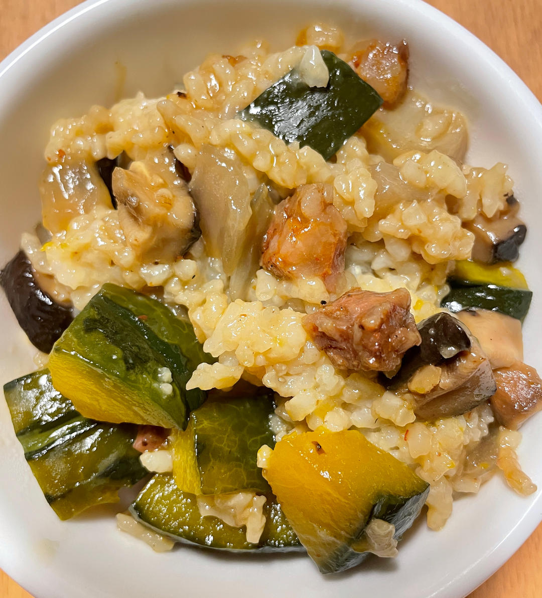 懒人版贝贝南瓜焖饭🎃