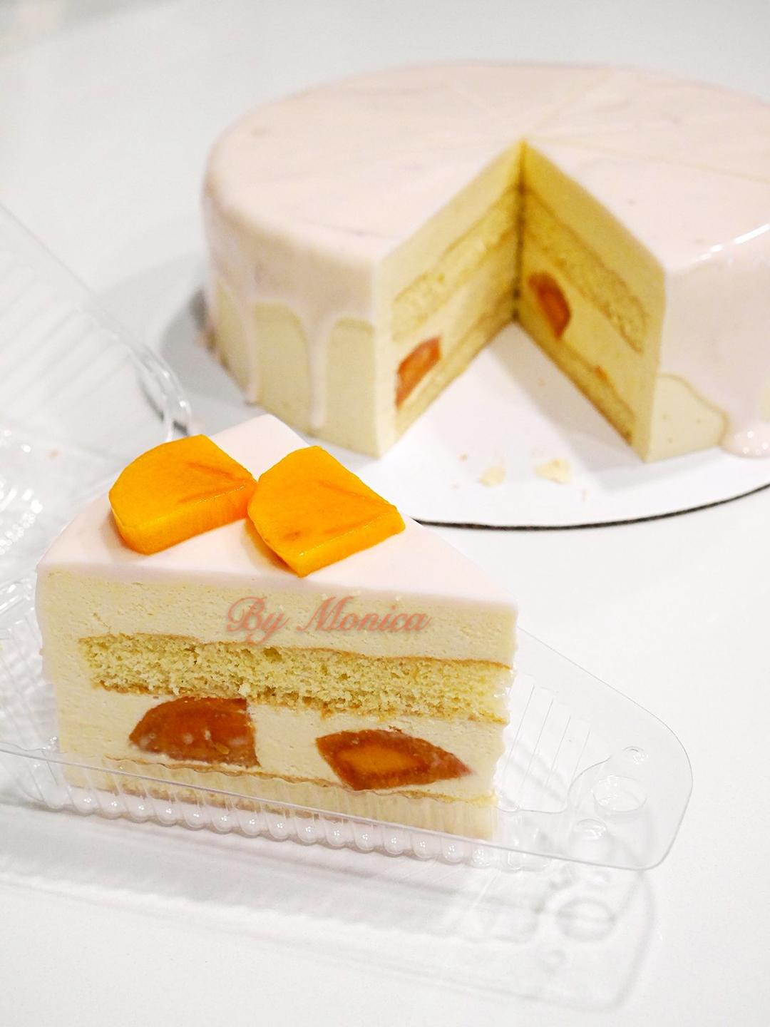 甜柿子巴伐利亚奶冻慕斯配超简单酸奶淋面