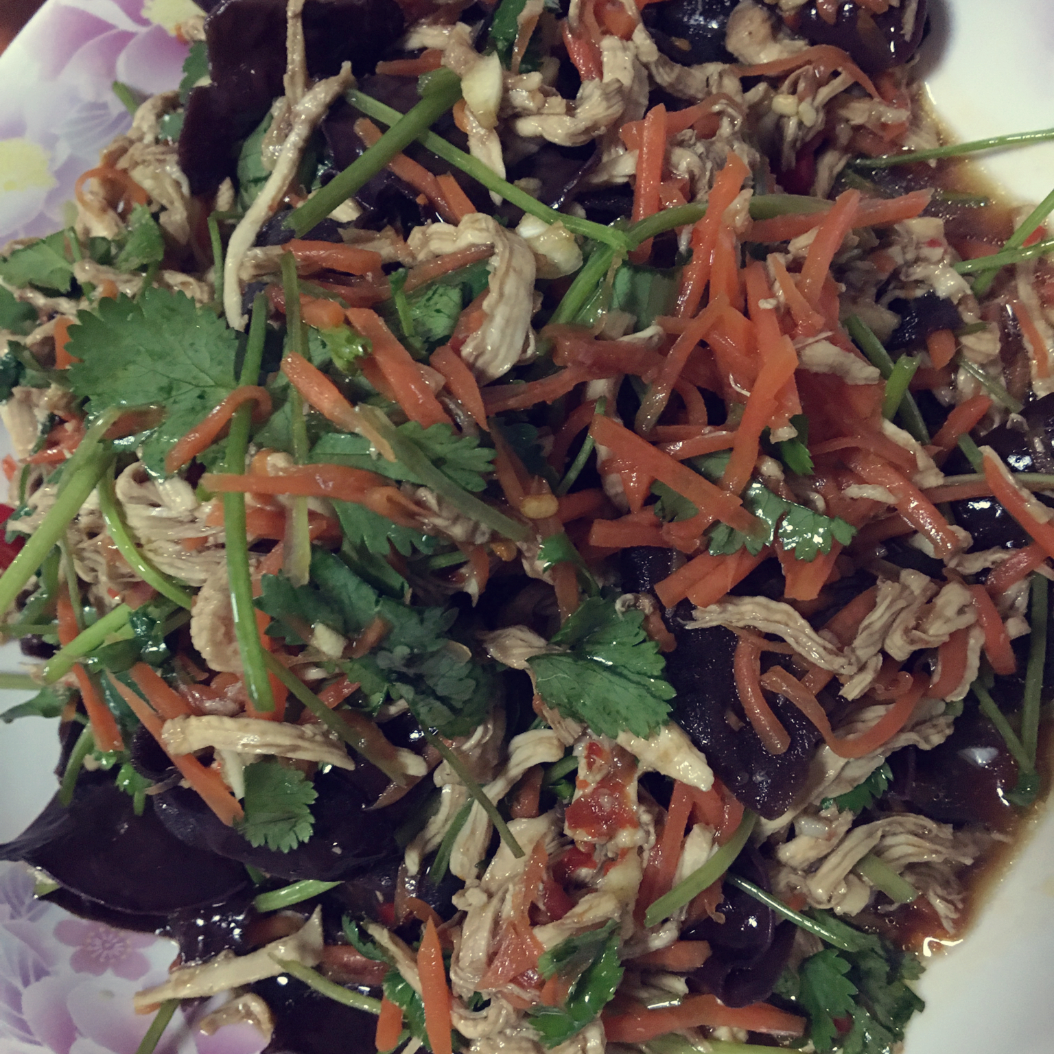 减脂健身｜凉拌手撕鸡丝（香辣&麻油版）