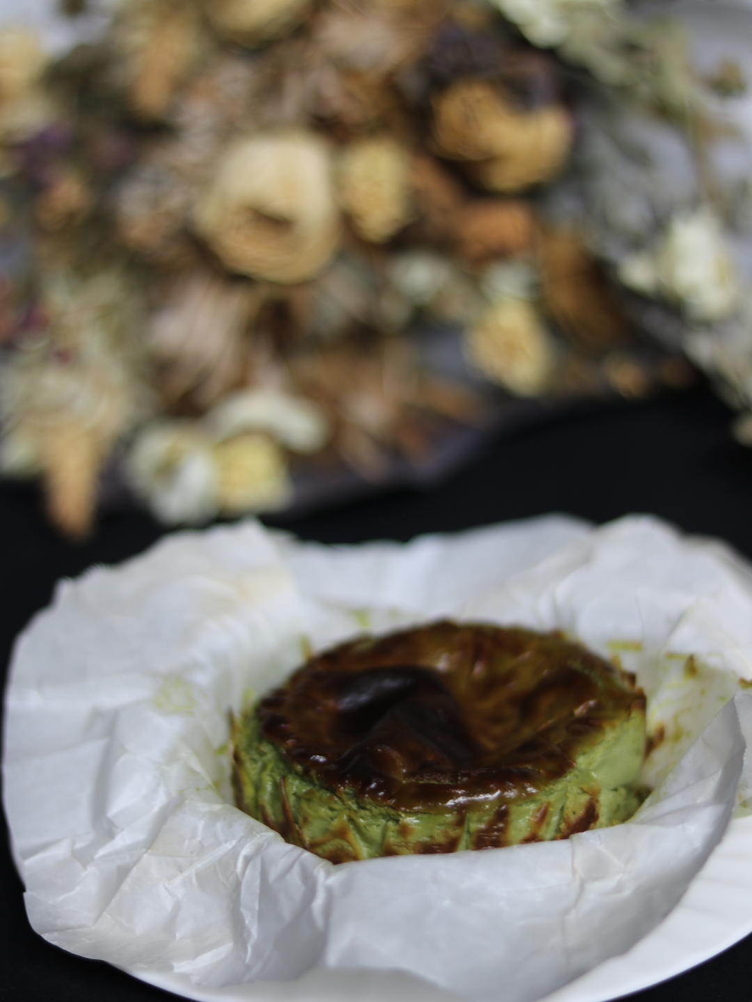 抹茶巴斯克芝士蛋糕