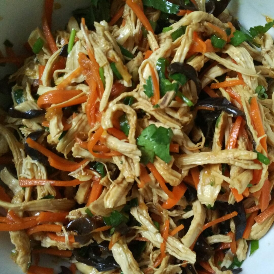 减脂健身｜凉拌手撕鸡丝（香辣&麻油版）