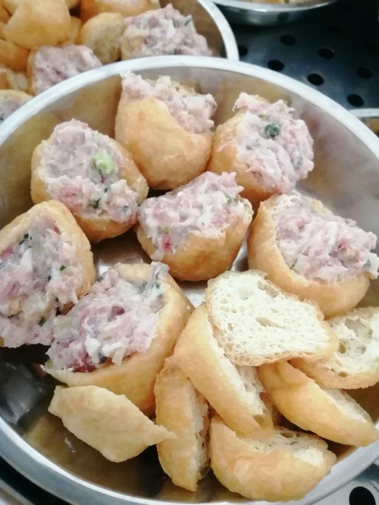 一端上桌就被秒光的时蔬肉沫酿油豆腐