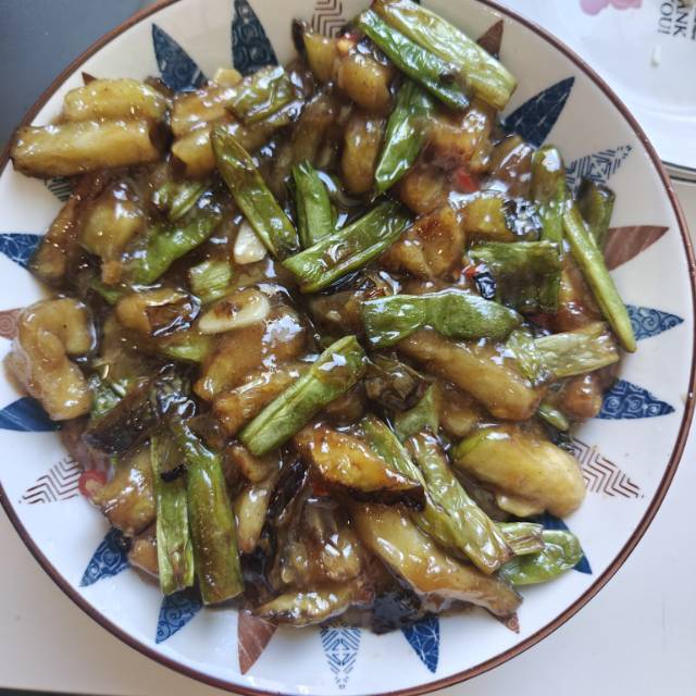 豆角烧茄子