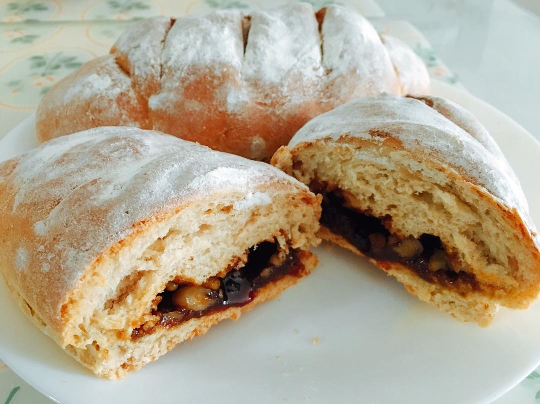 红糖核桃软欧包