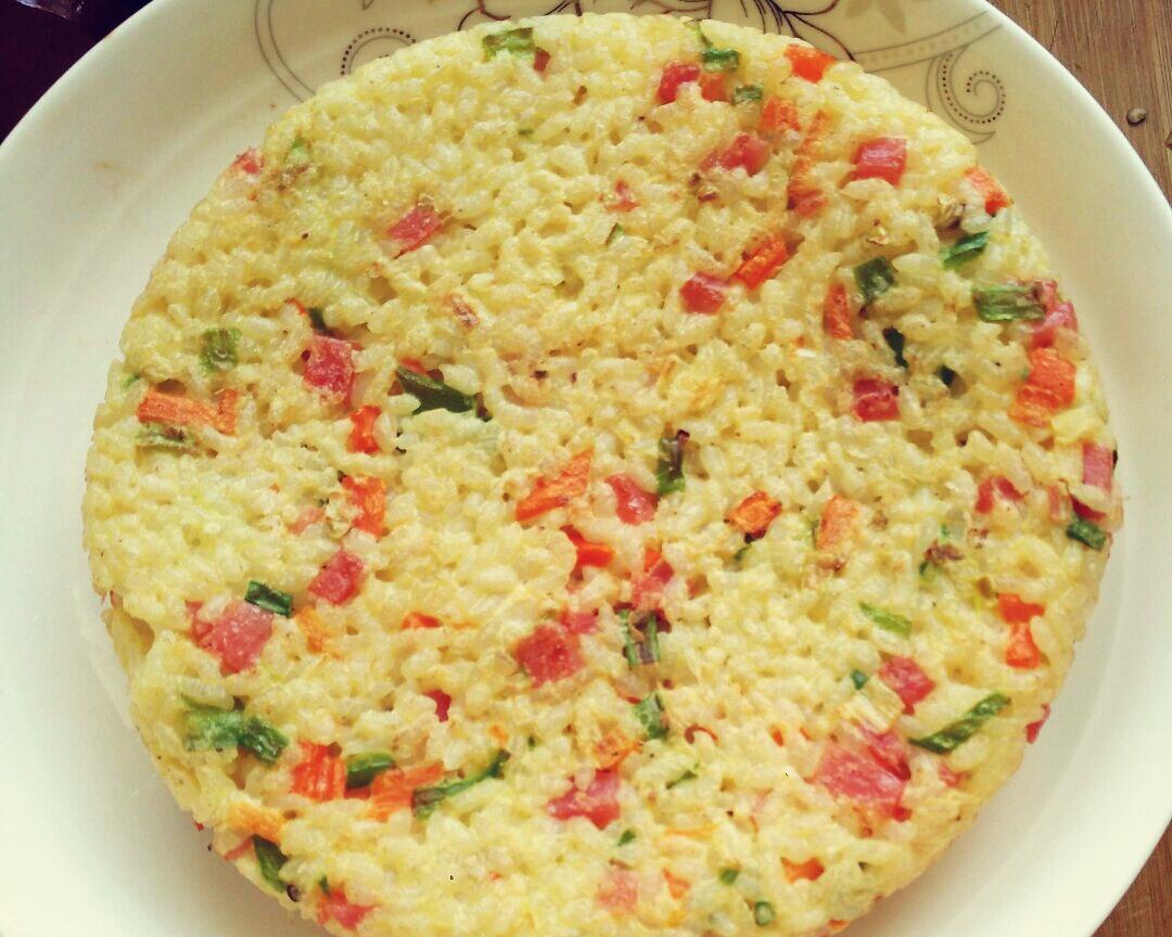 剩米饭饼的做法
