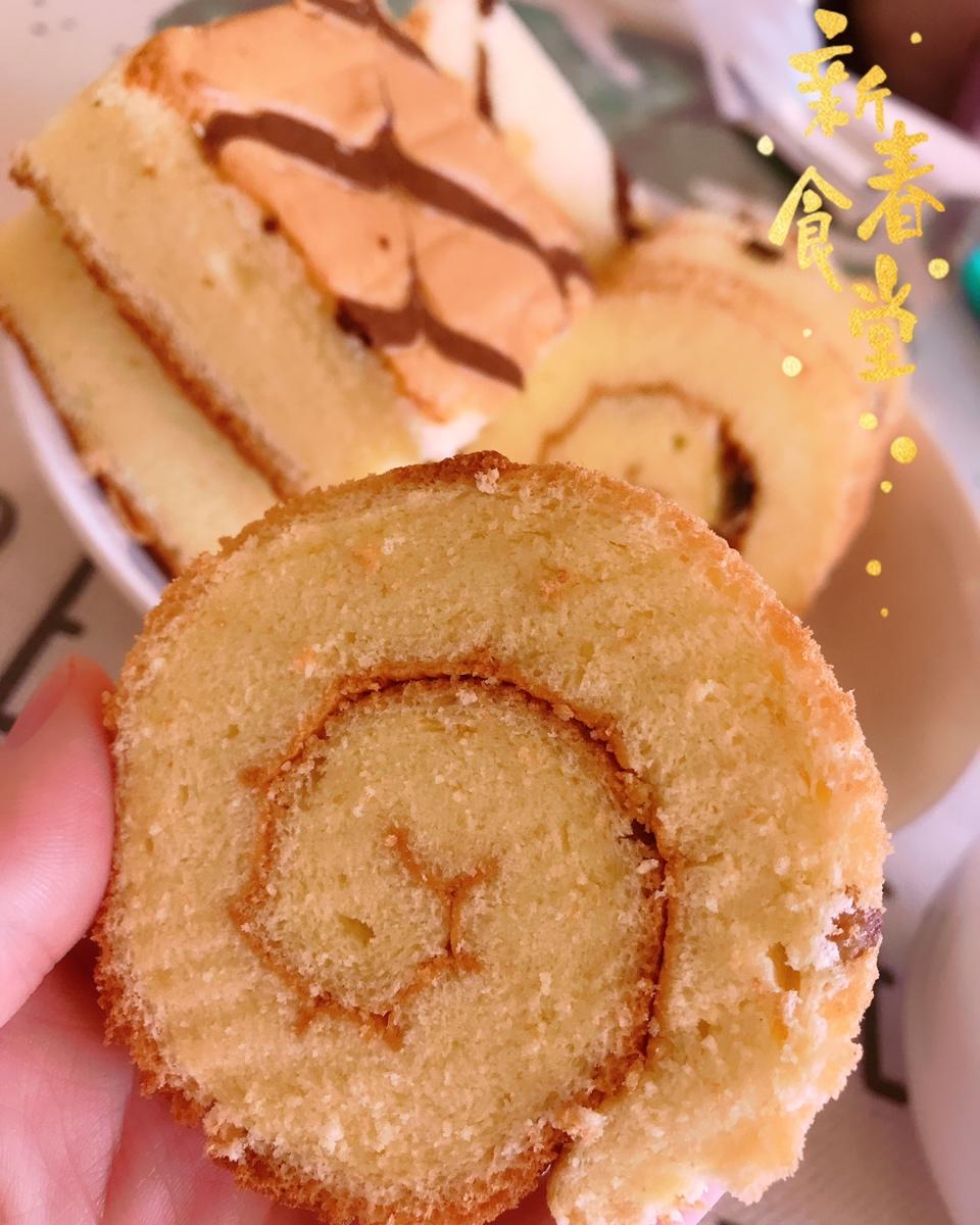 葡萄干蛋糕卷