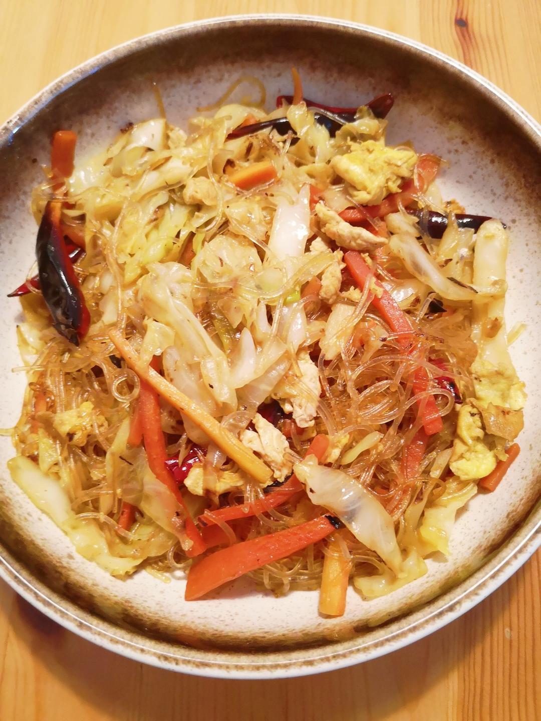 包菜粉丝（粉丝炒包菜）