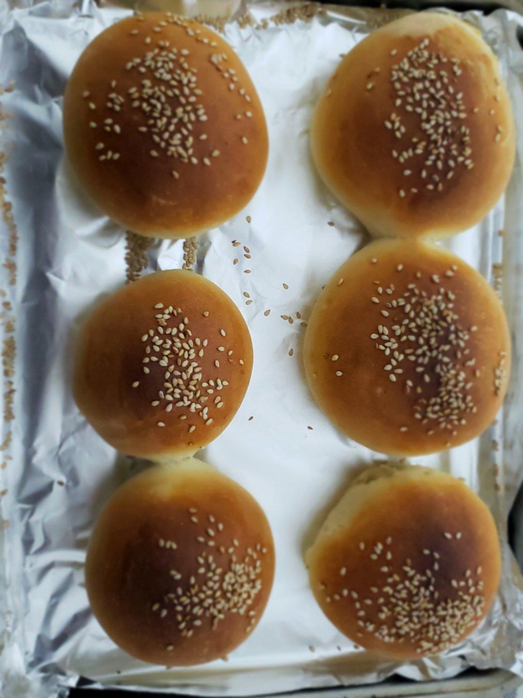 汉堡胚（一次性发酵快速揉出膜的方法）