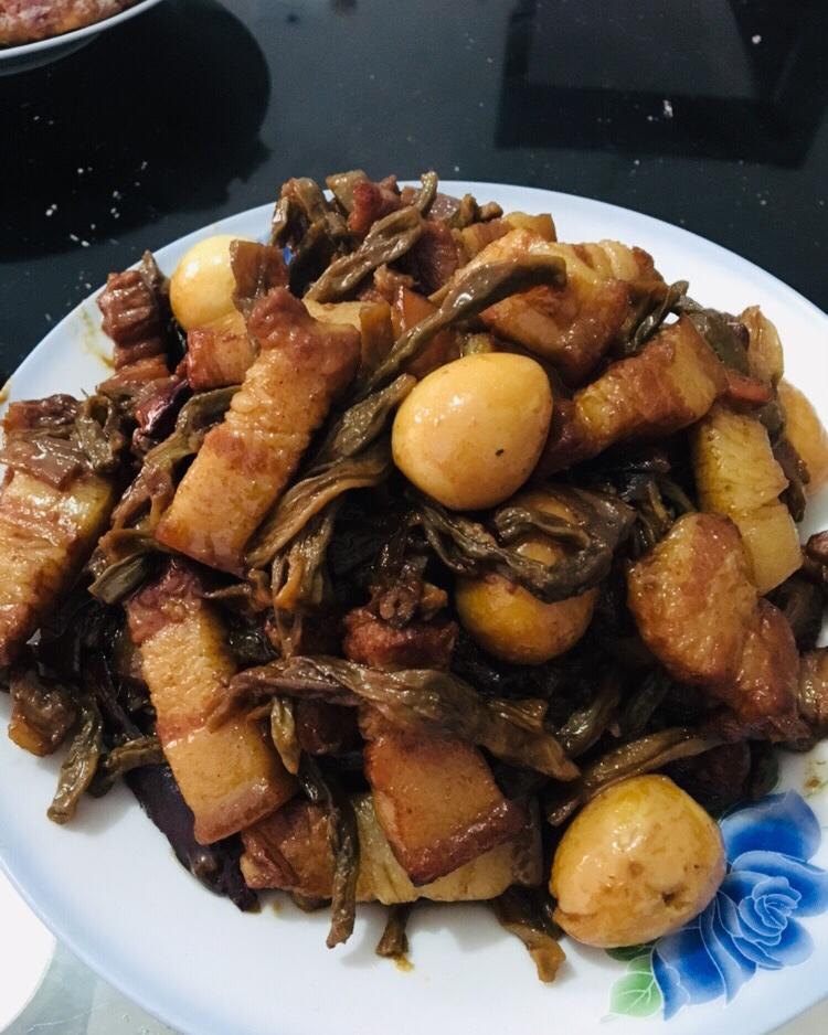 干豆角红烧肉
