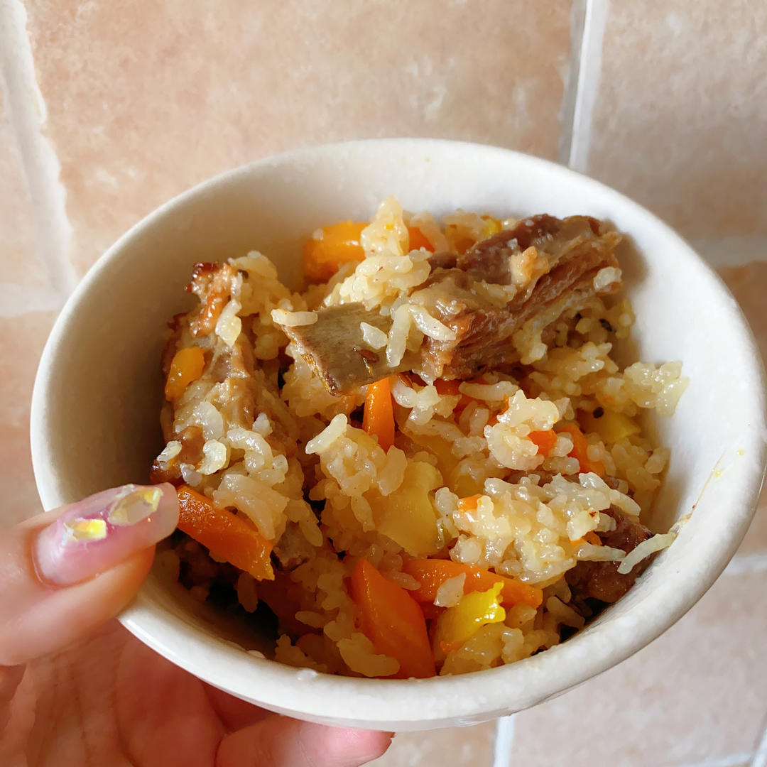 碎肉抓饭