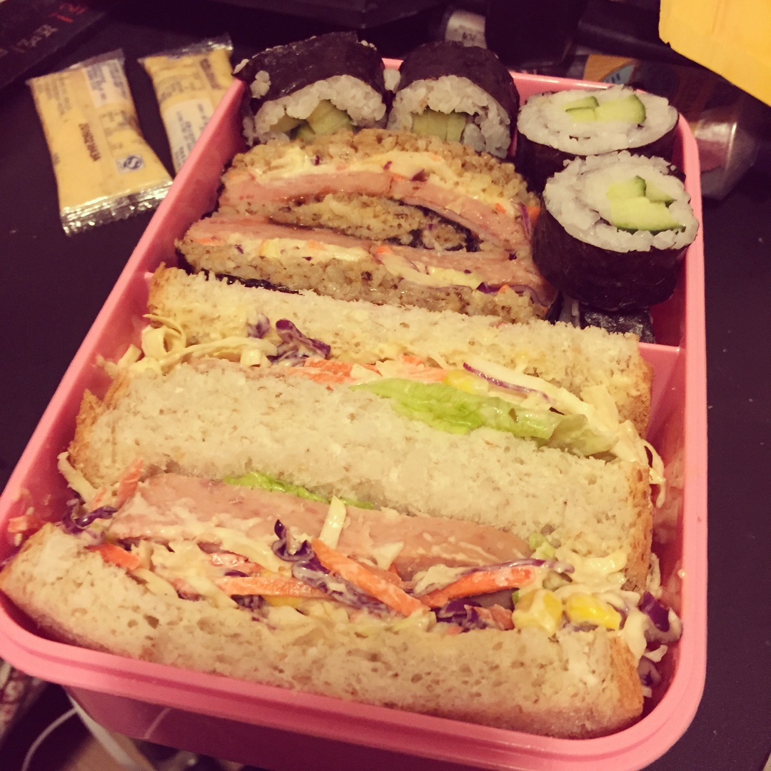 火腿芝士蛋三文治