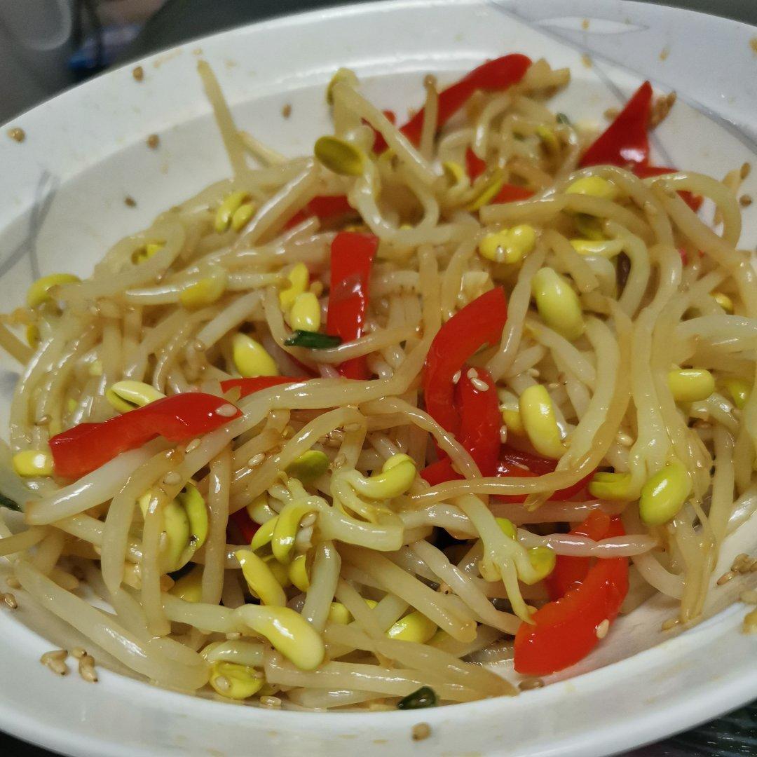 超爽口美味凉拌黄豆芽