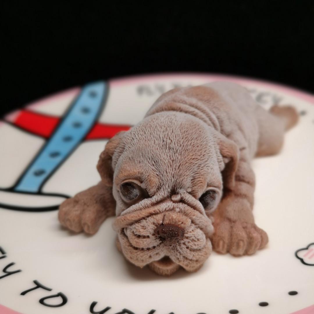 网红沙皮狗慕斯蛋糕