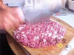 肉肉油炸藕合的做法 步骤1