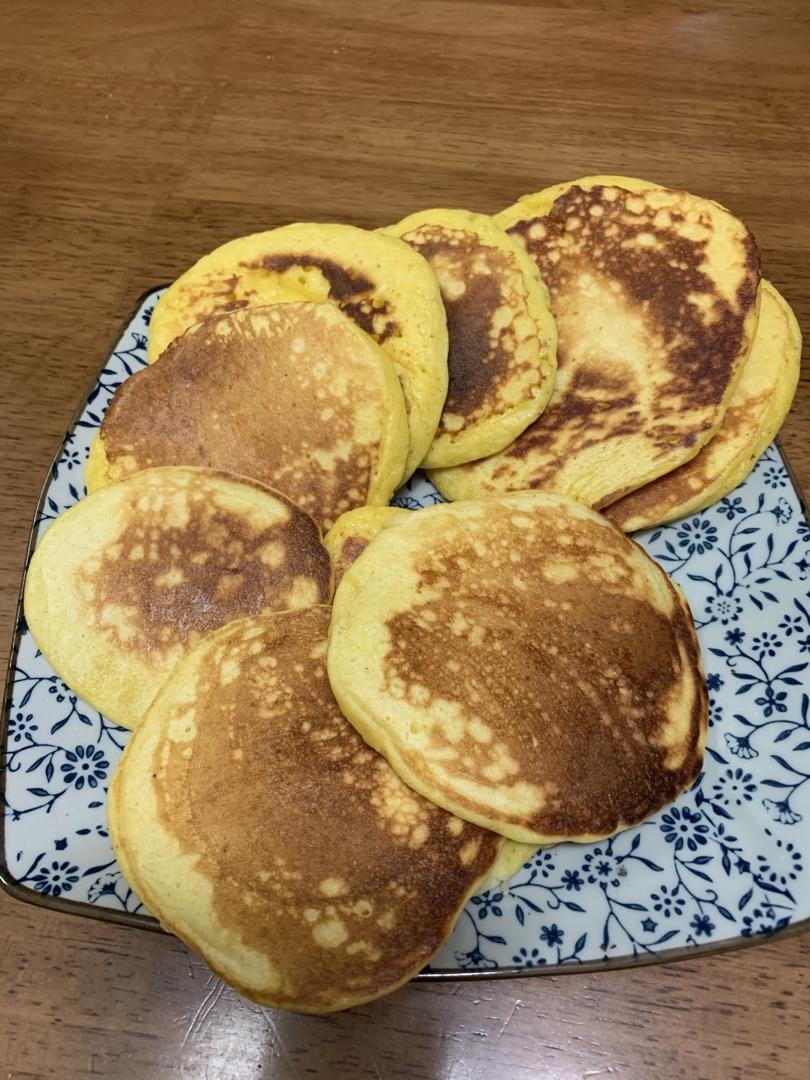 奶香玉米面饼