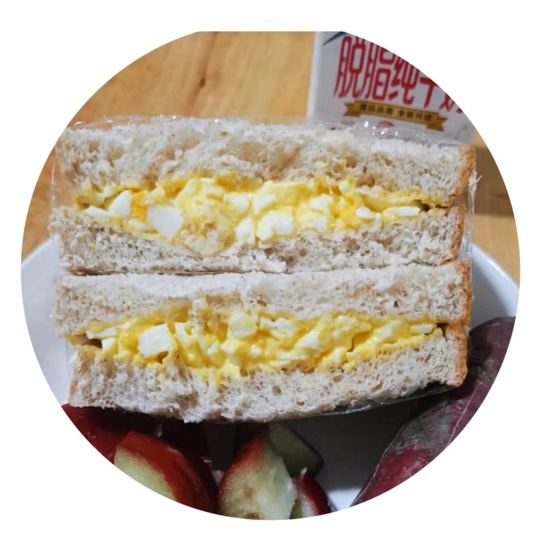 便利店同款❗️蛋黄酱三明治🥪❗️好吃哭～