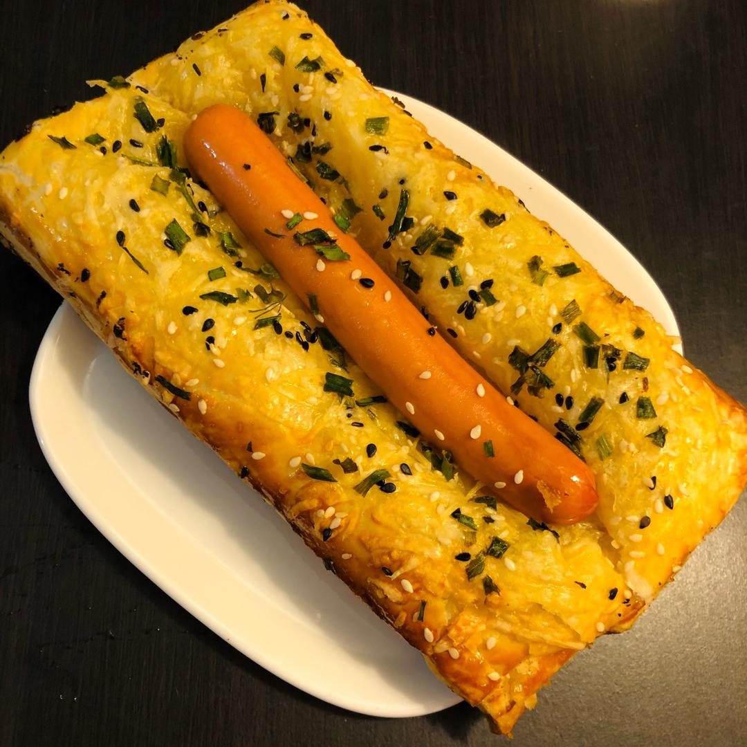 起酥火腿面包（手抓饼版，免和面）