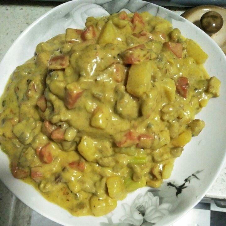 小红书上学来的大S版本咖喱饭🍛