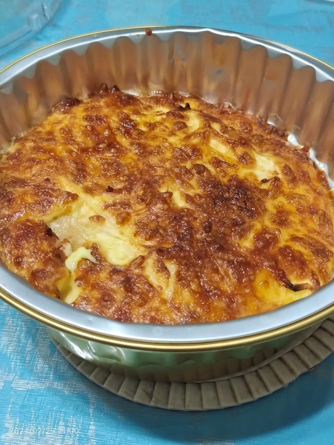 芝士焗蛋奶苹果