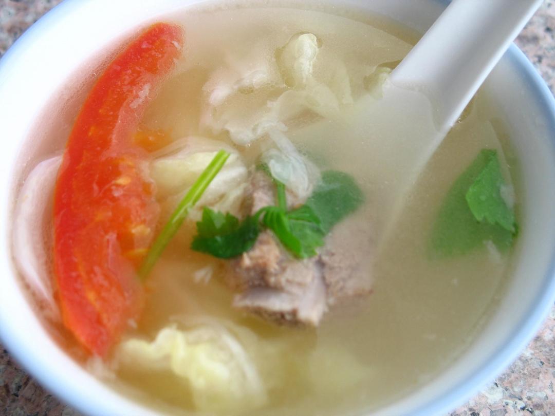 排骨大白菜西红柿汤