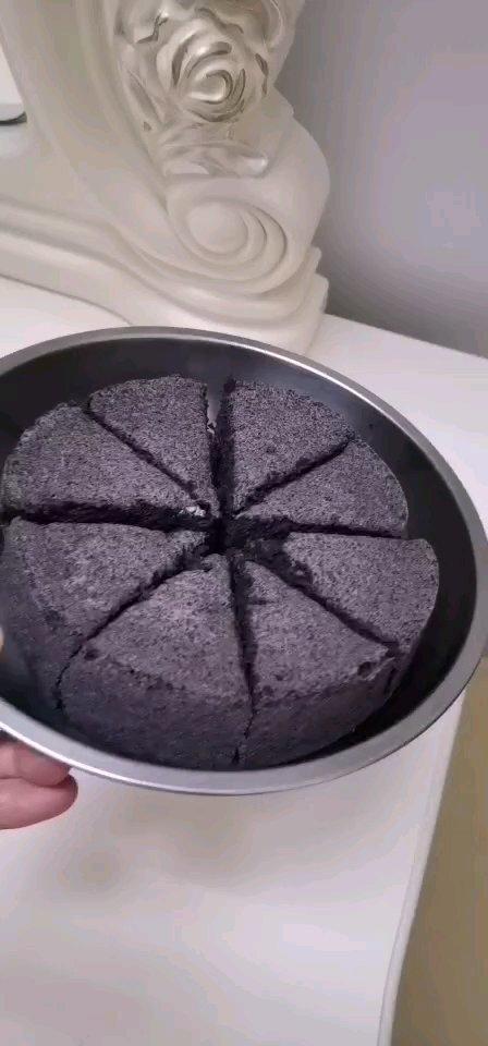 零难度 健康美味的黑米糕（简单好做）