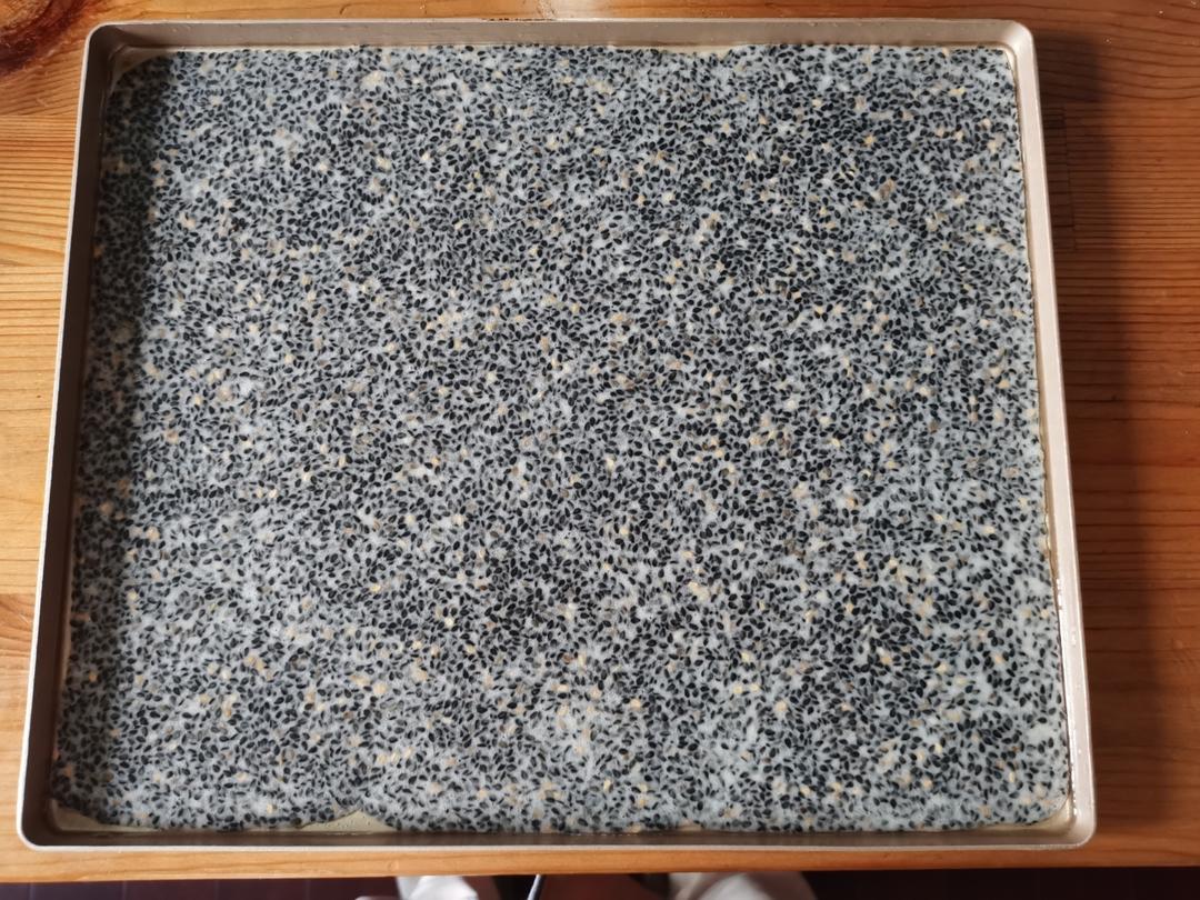免打发‼️只需搅一搅就能搞定的芝麻薄脆饼干