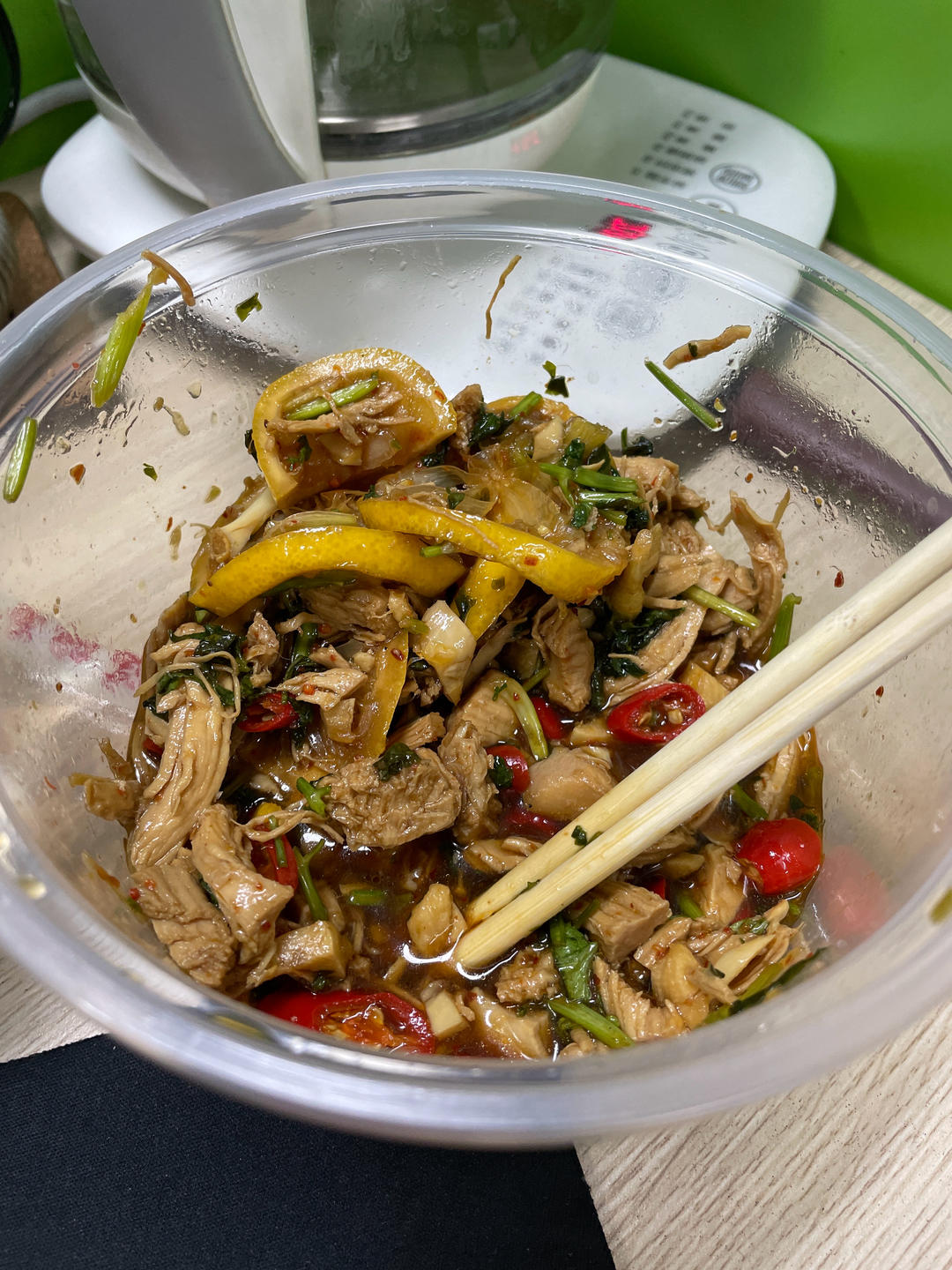 鸡胸肉这样做巨好吃❗️凉拌鸡丝😋低脂高蛋白