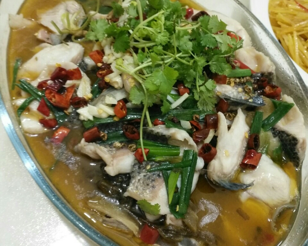 青椒酸菜乌鱼片