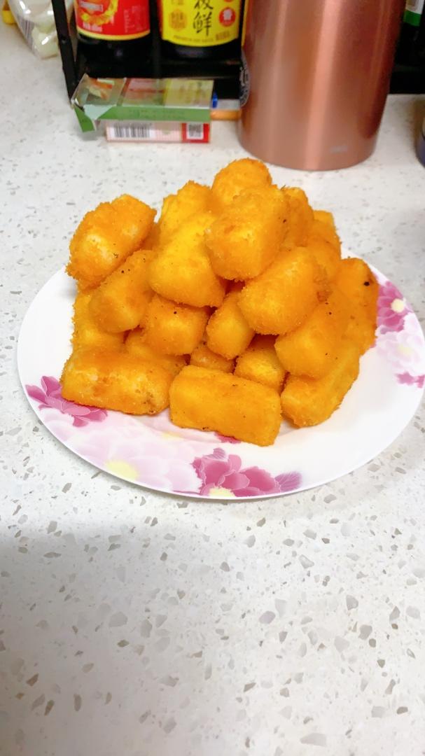 炸鲜奶糕【简单易做】
