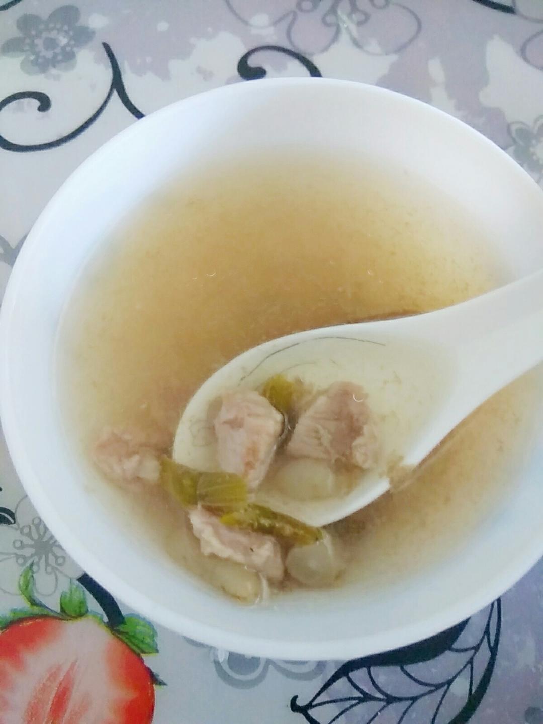 石斛麦冬猪肉汤的做法