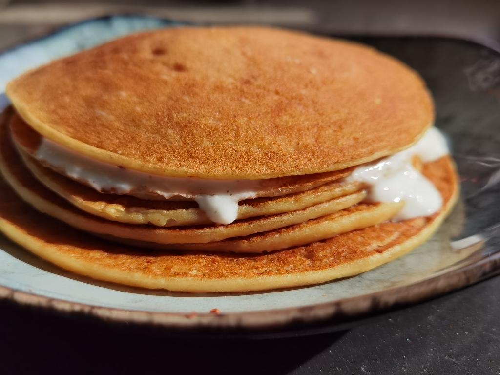 无油全麦豆腐松饼的做法