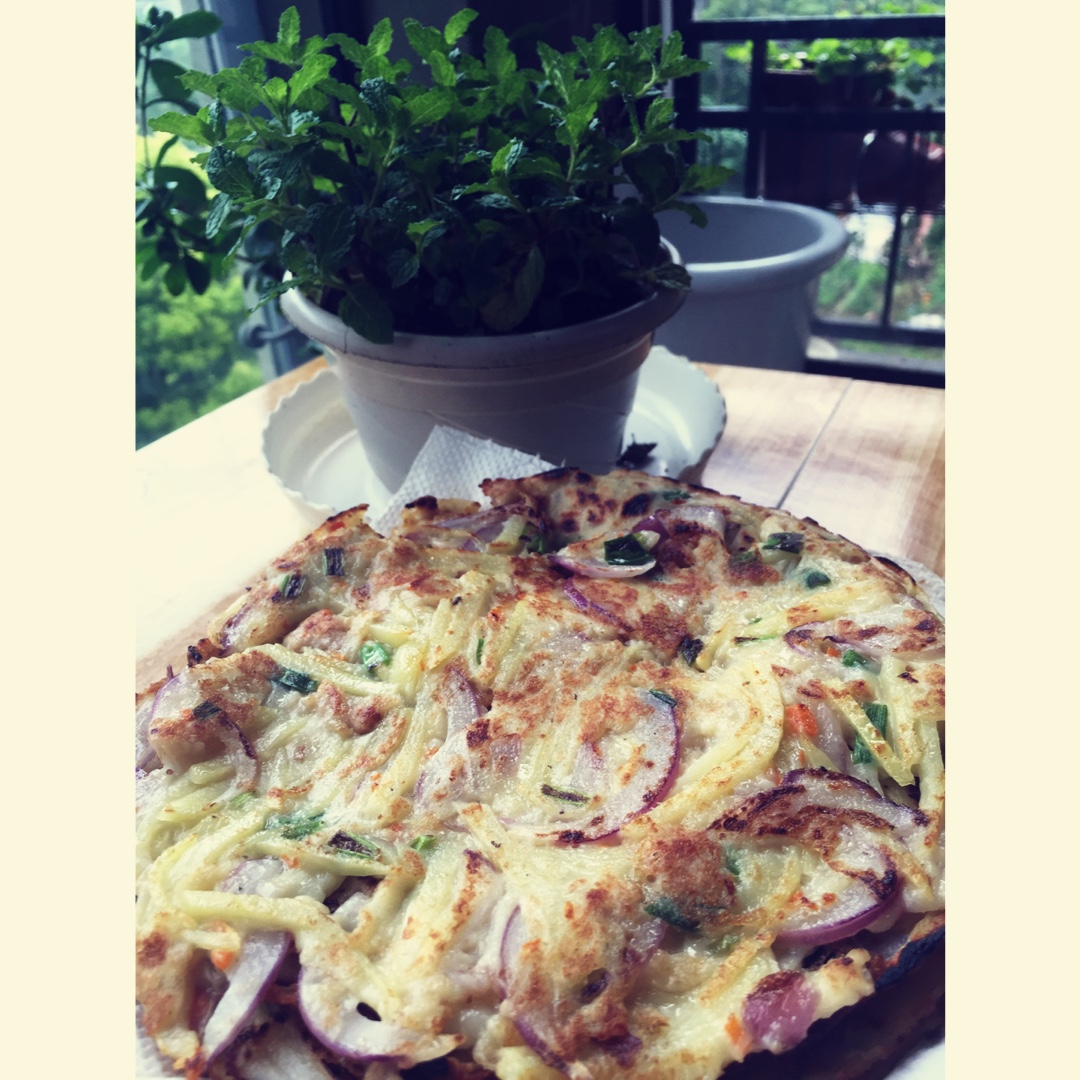 土豆洋葱煎饼