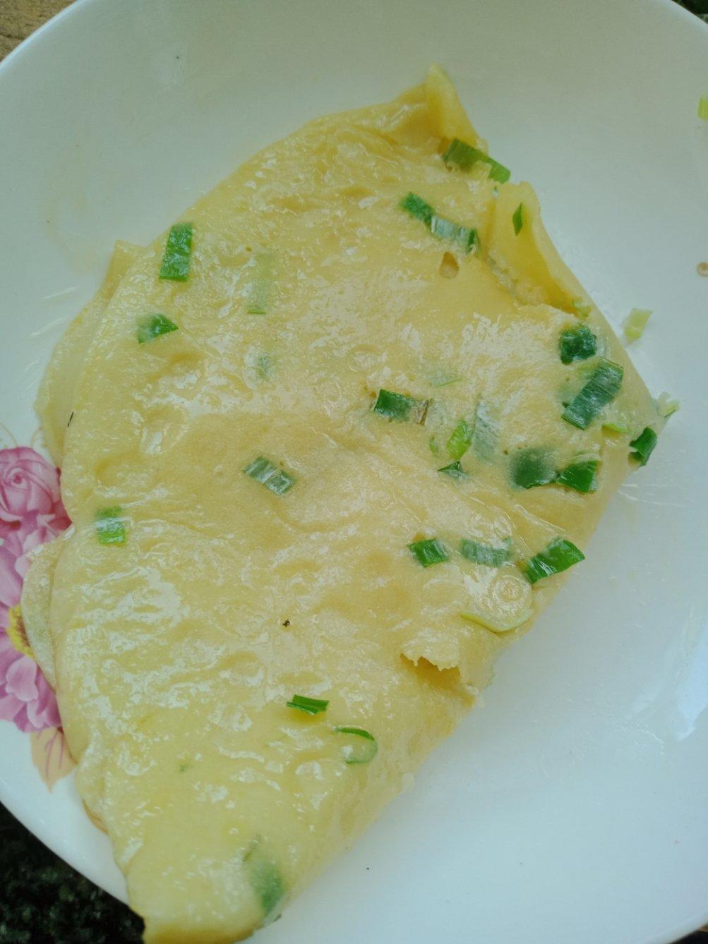 快速早餐鸡蛋葱花饼