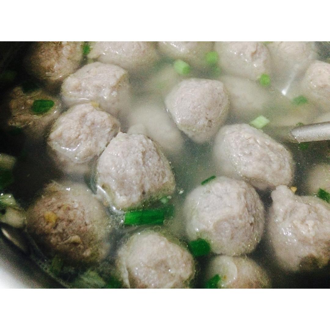 牛肉丸汤（手工自制）《系列五》