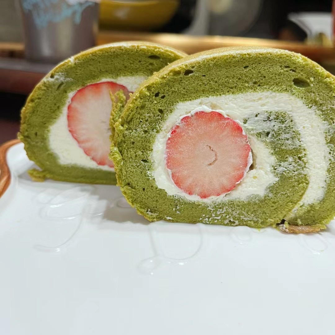 日式抹茶蛋糕卷