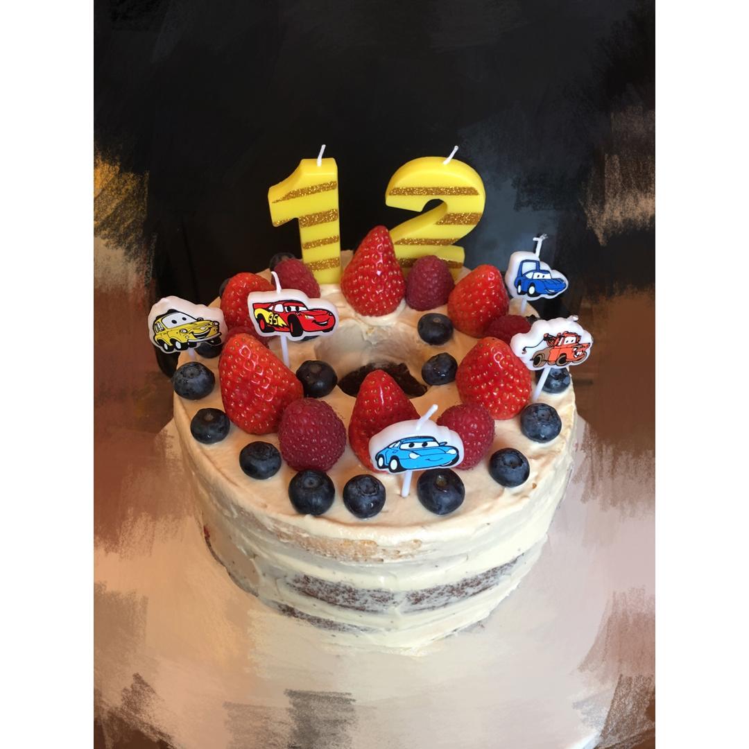 不消泡的巧克力戚风