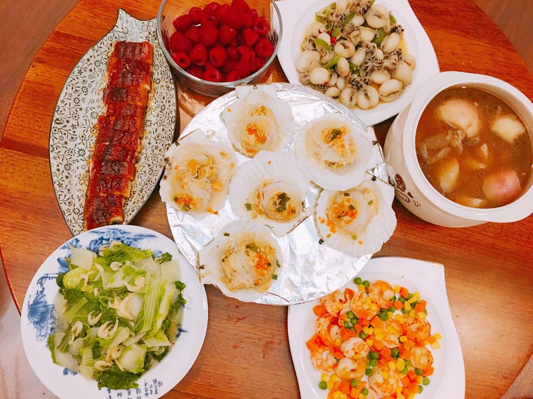 三色炒虾仁