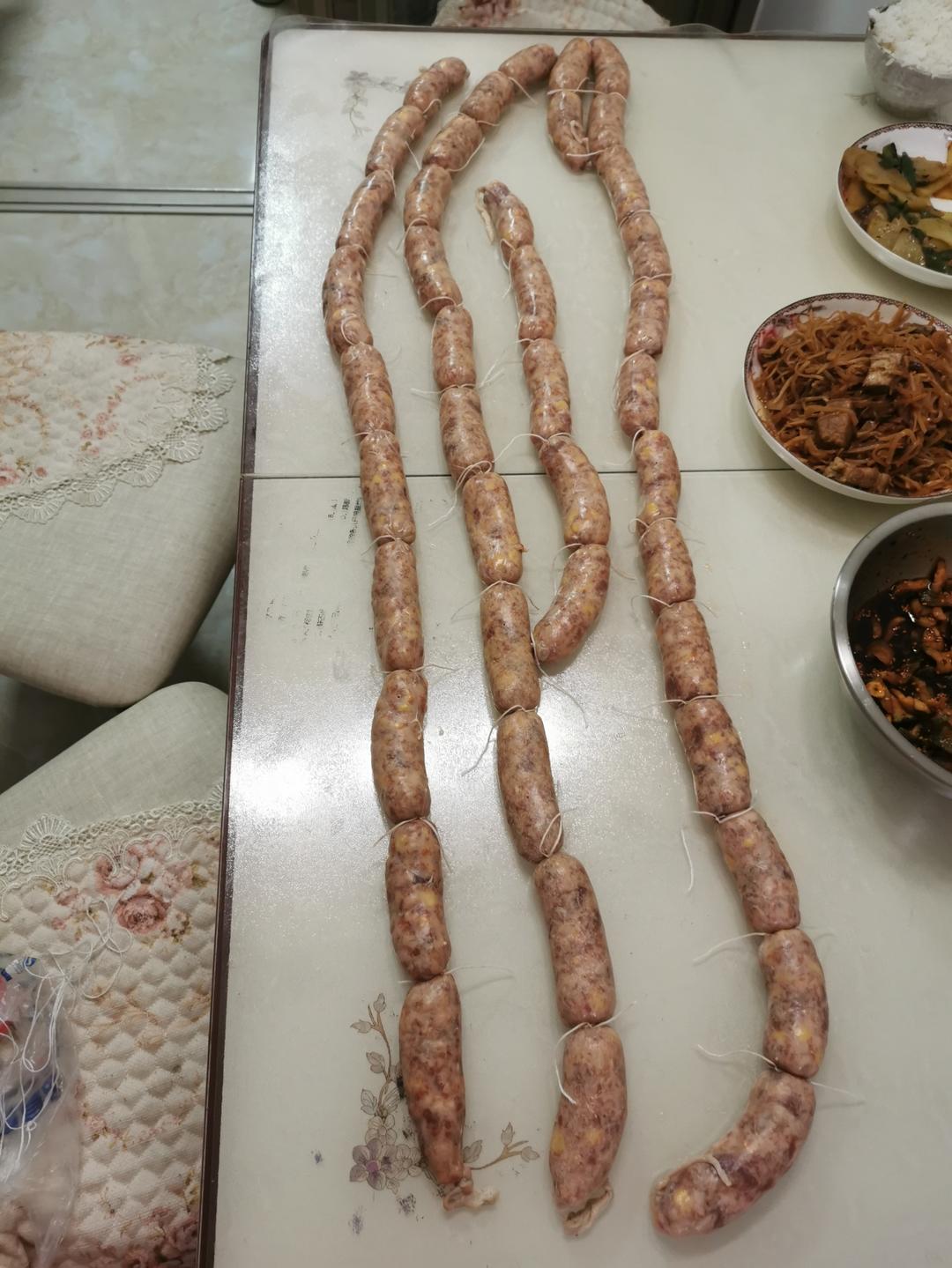 自制Q弹黑胡椒脆皮肠•玉米香肠，脆肠，反复亲试😝😝