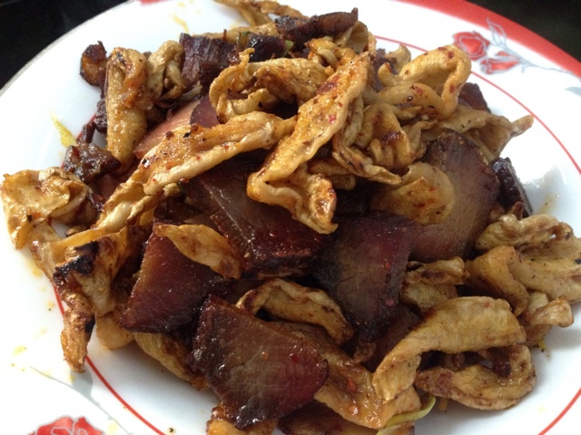 萝卜干炒腊肉