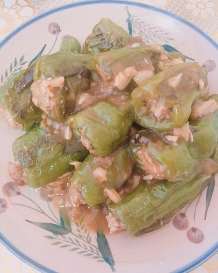 虎皮尖椒酿肉