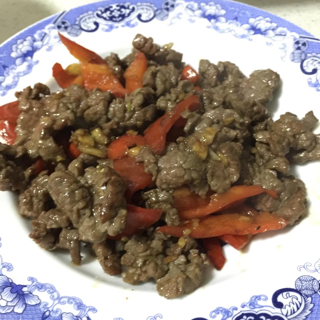 青椒牛肉