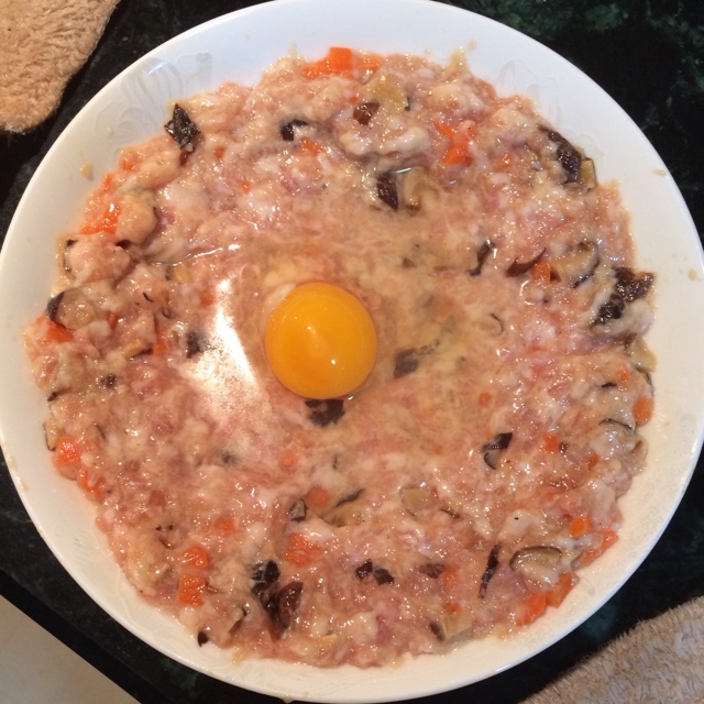 肉饼蒸蛋
