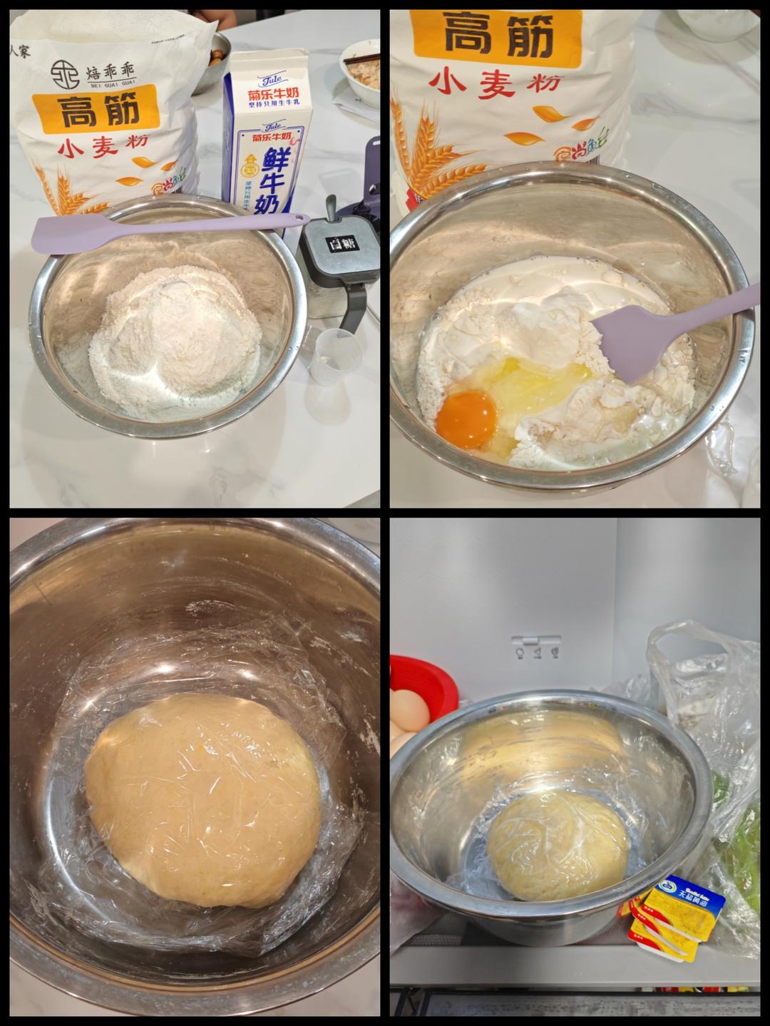 纯奶手撕吐司的做法 步骤1